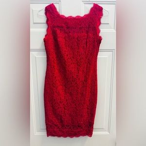 Adrianna Papell Lace Dress. Size 8